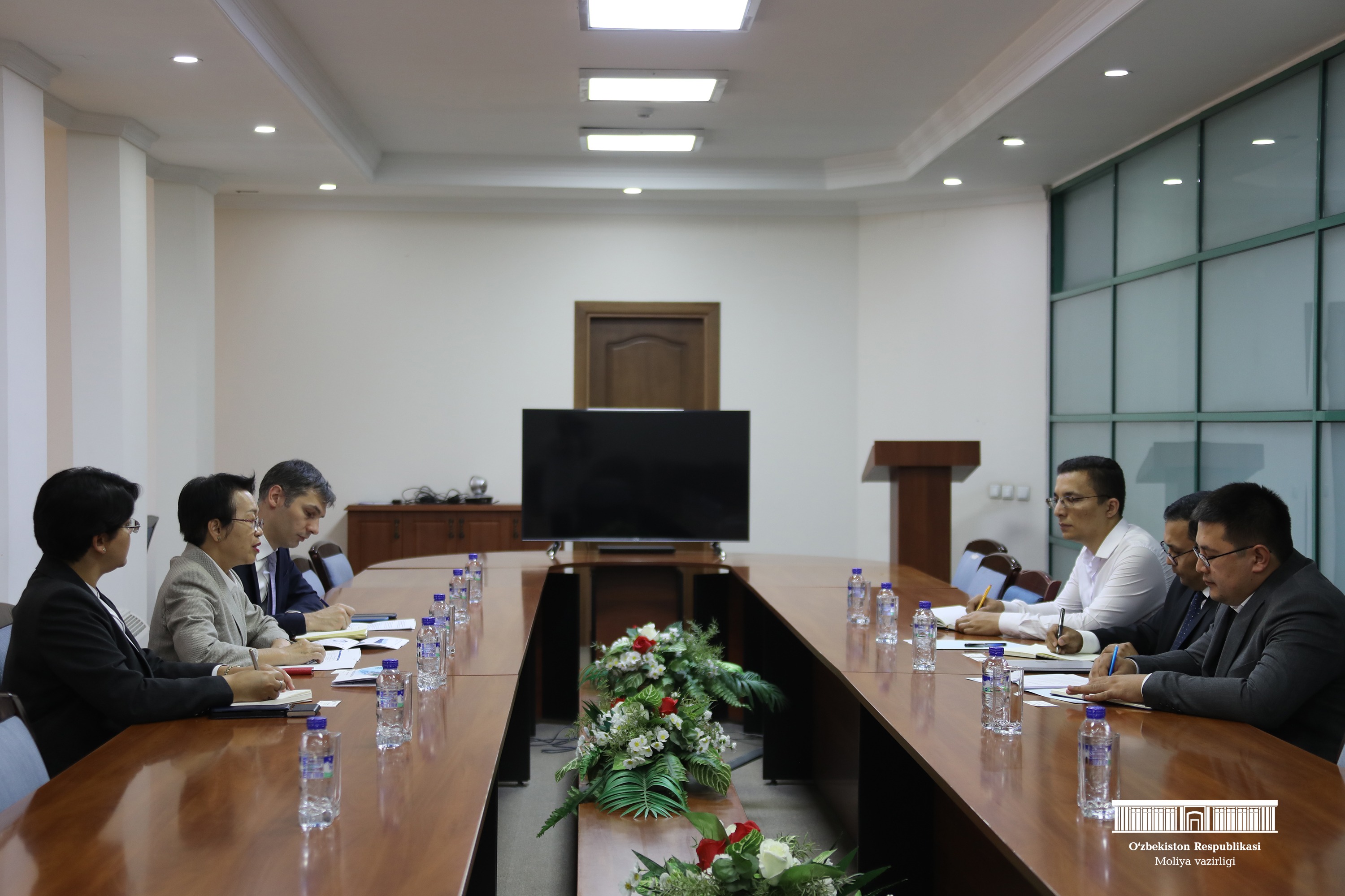 A meeting with the delegation of the Asian Infrastructure Investment ...