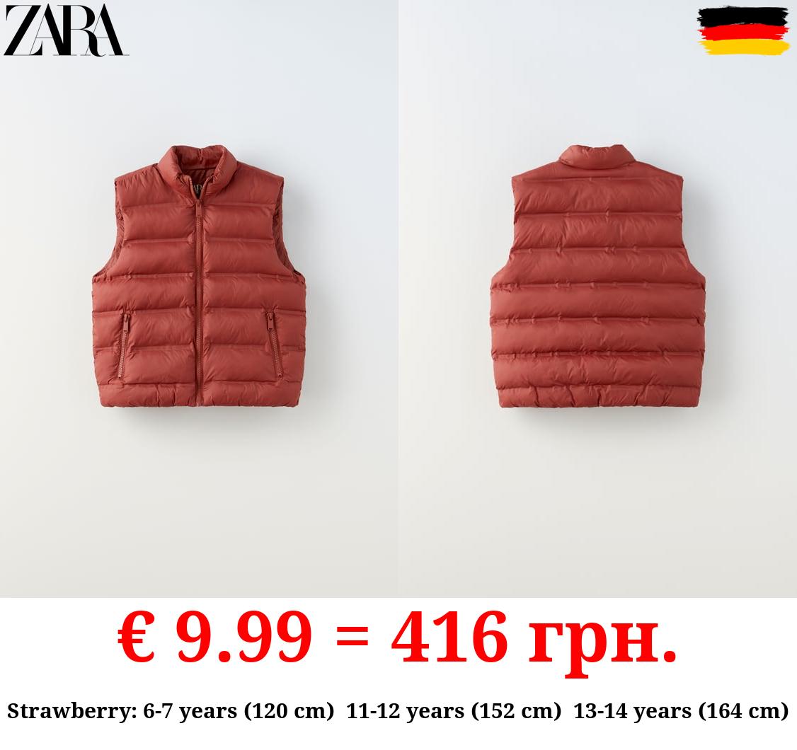 SOFT LIGHT PUFFER GILET WITH PADDING