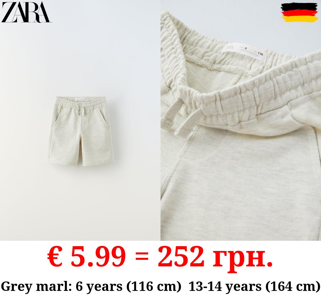 PLUSH BERMUDA SHORTS