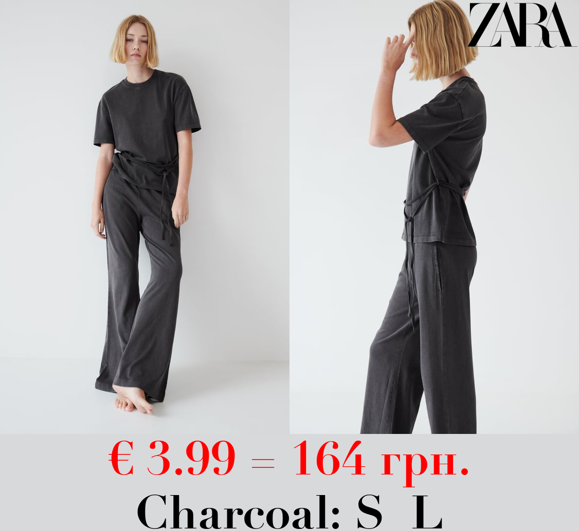 FADED BELTED T-SHIRT