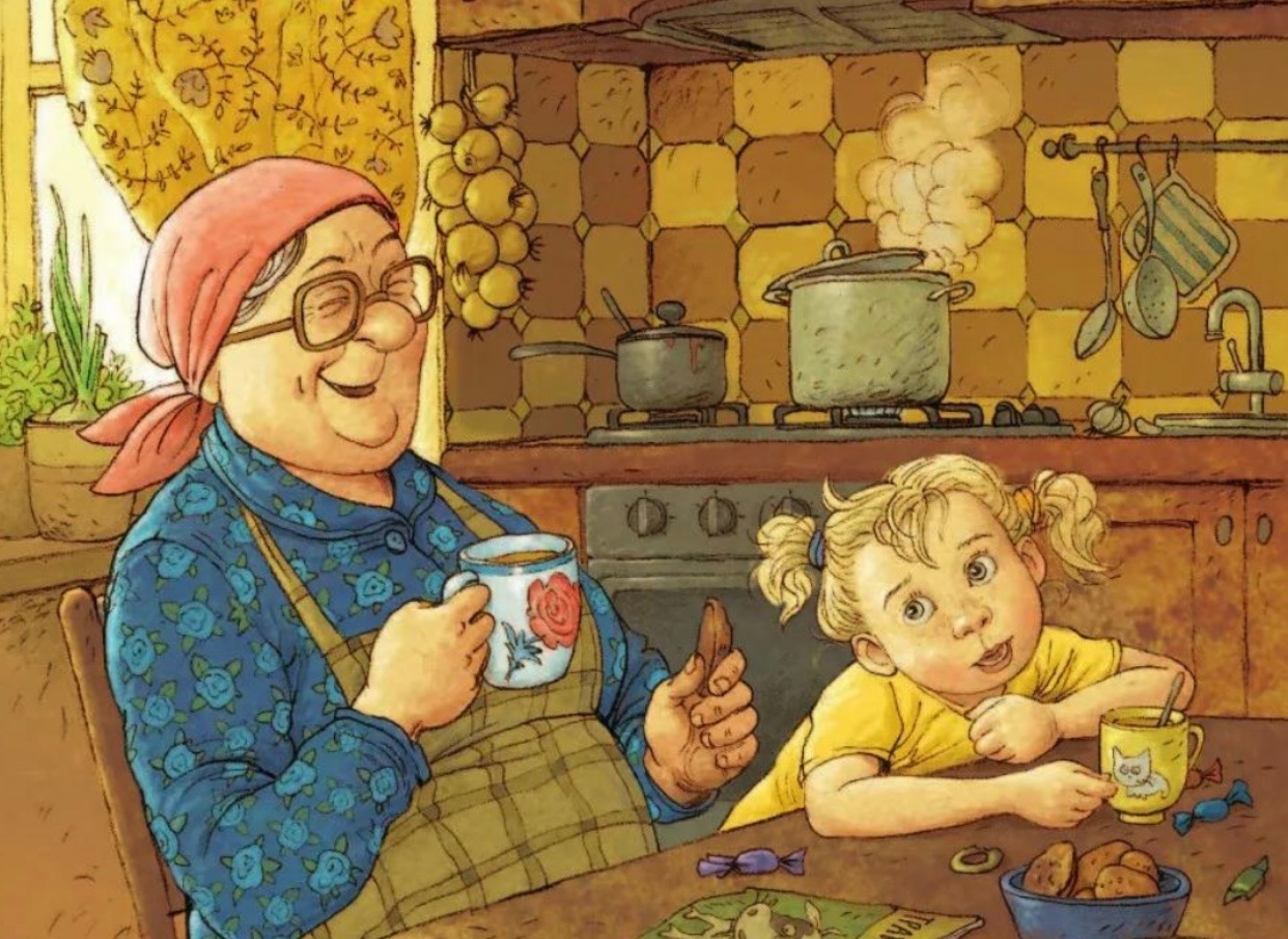 «Бабушка и внучка»; Абдулхак Абдуллаев
