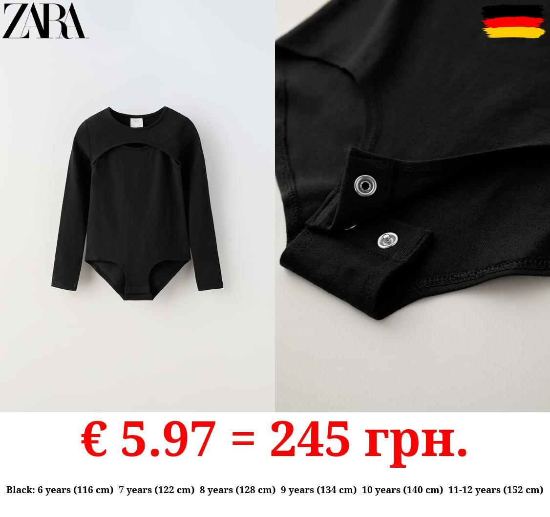 CUT-OUT BODYSUIT TOP