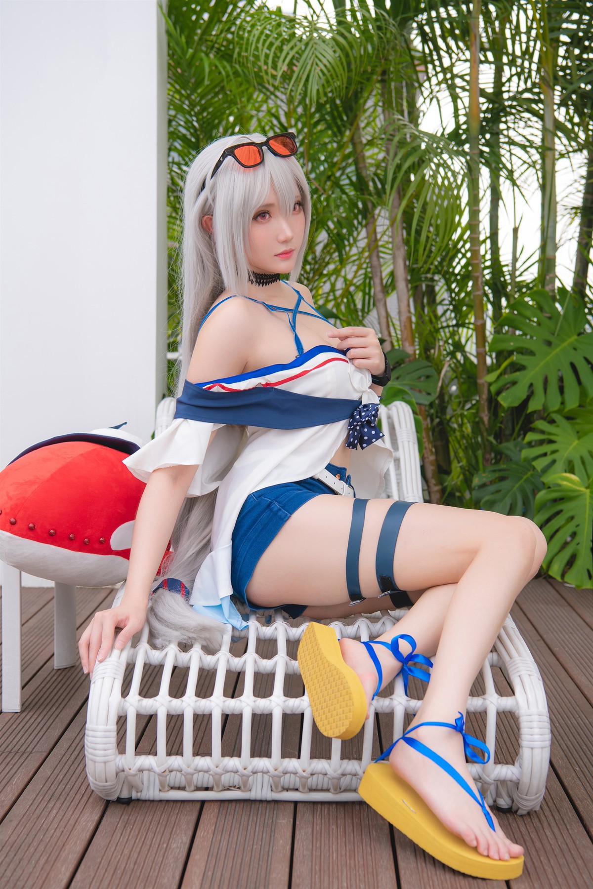 Cosplay 瓜希酱 斯卡蒂 3