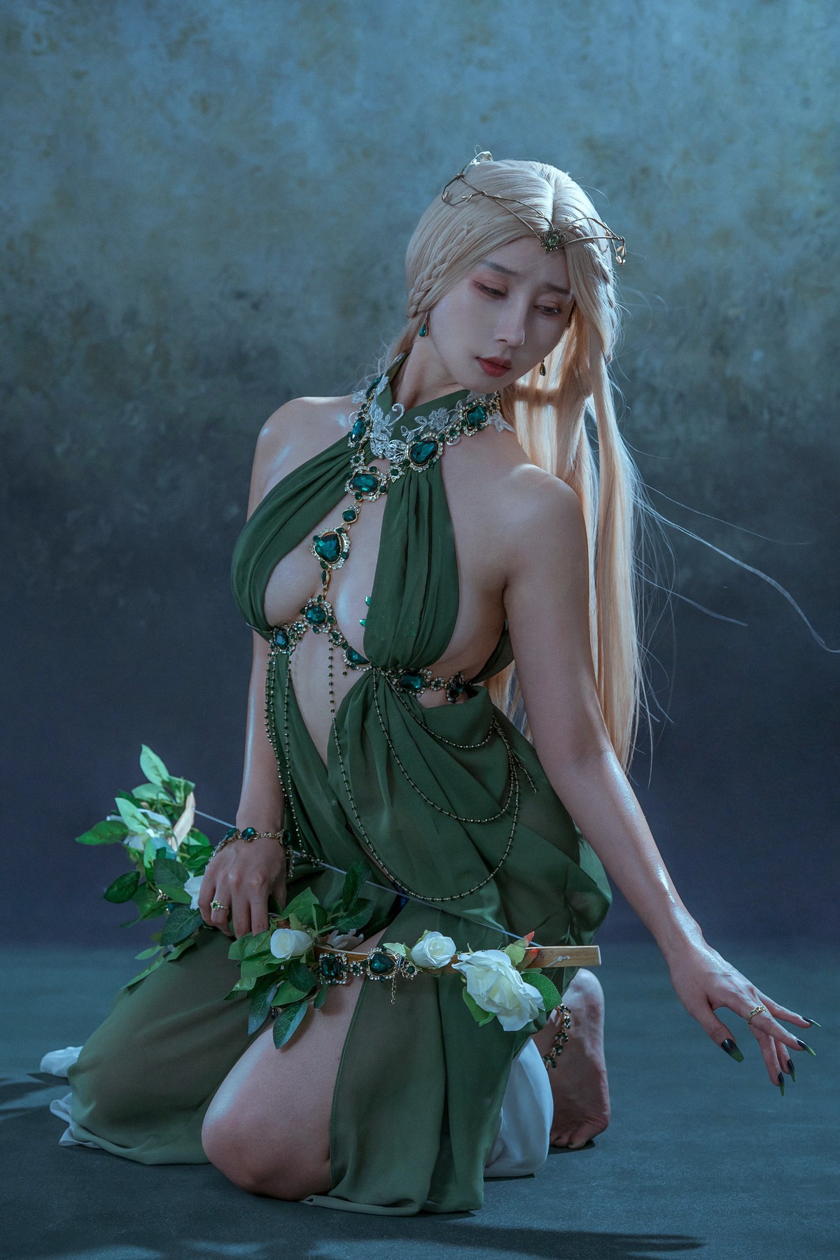 Cosplay 云溪溪 奶桃 Malachite孔雀石 5