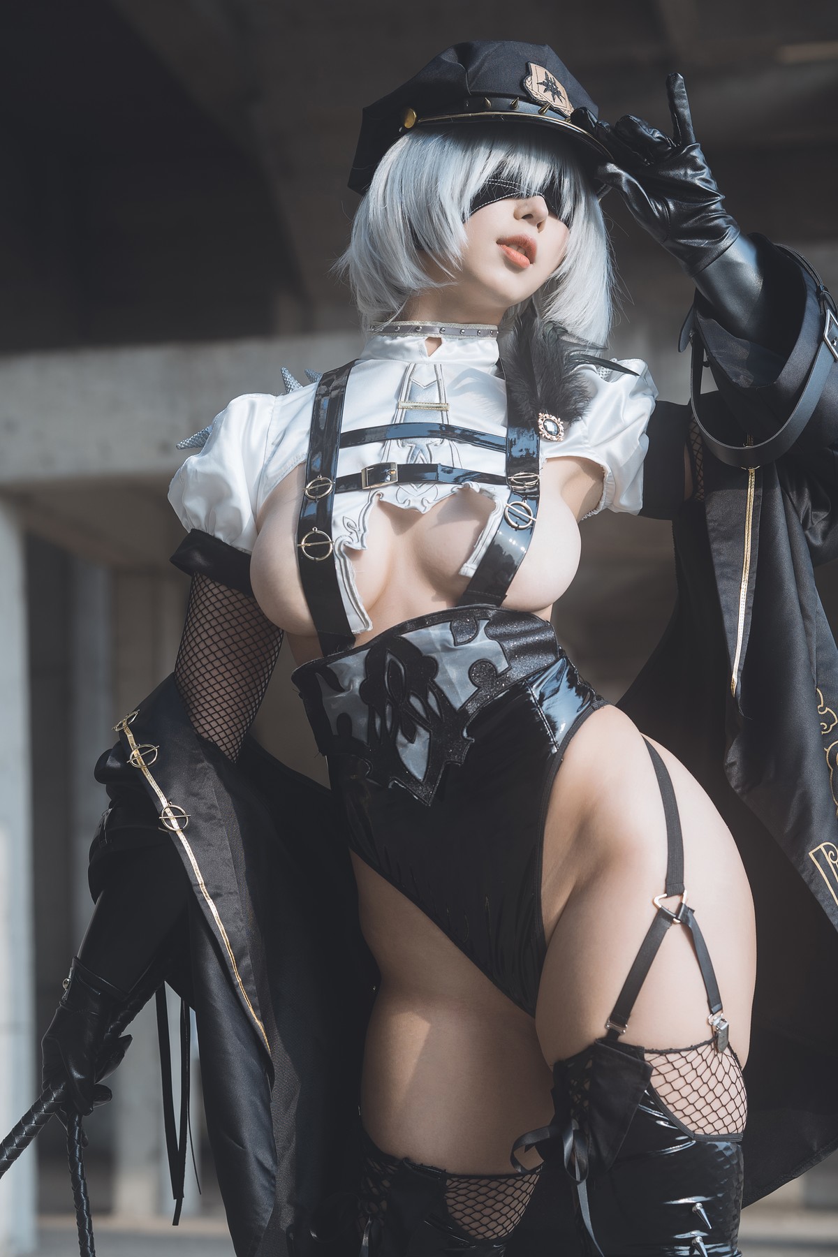 Cosplay 云溪溪 奶桃 2b同人 34