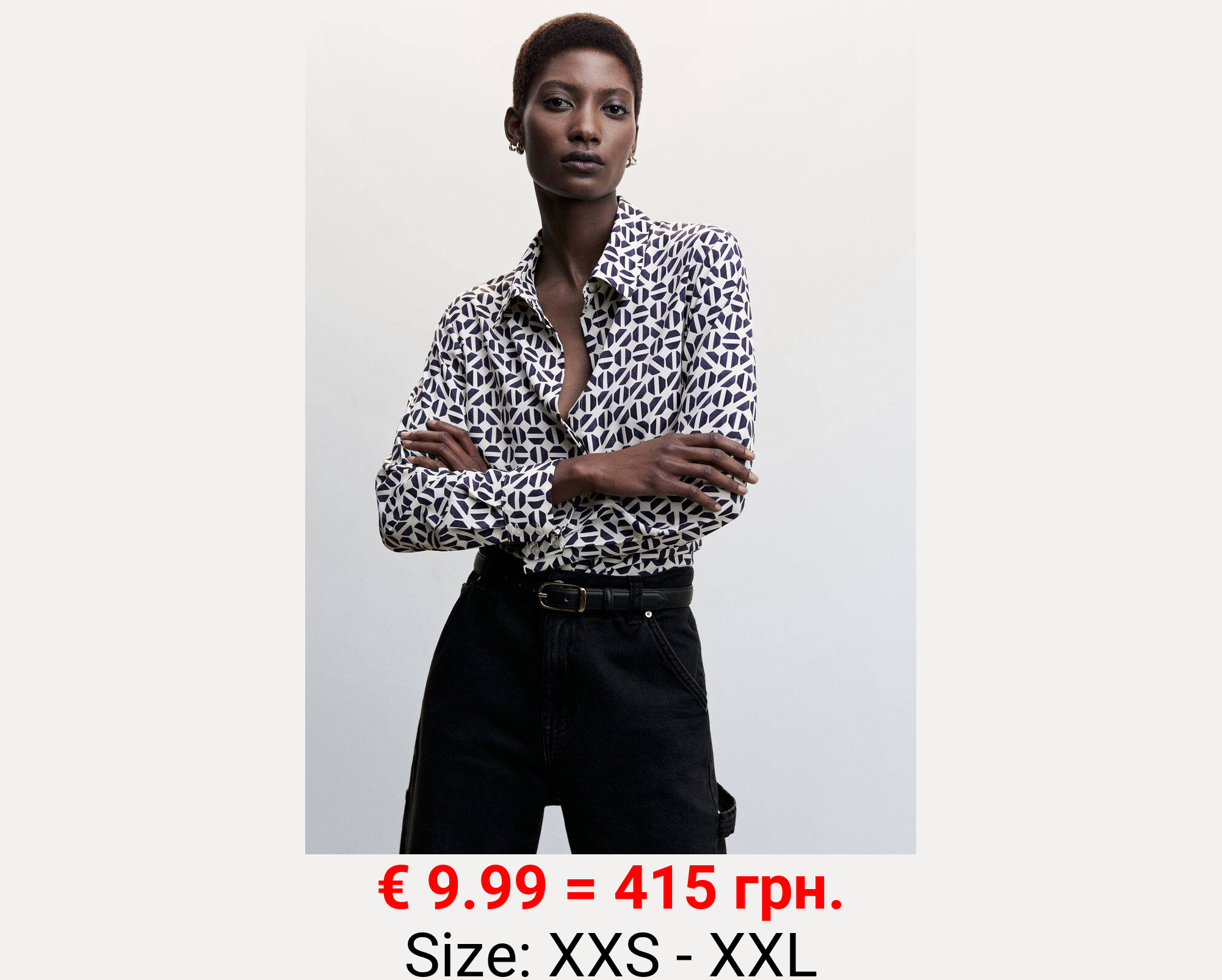 Camisa fluida botones