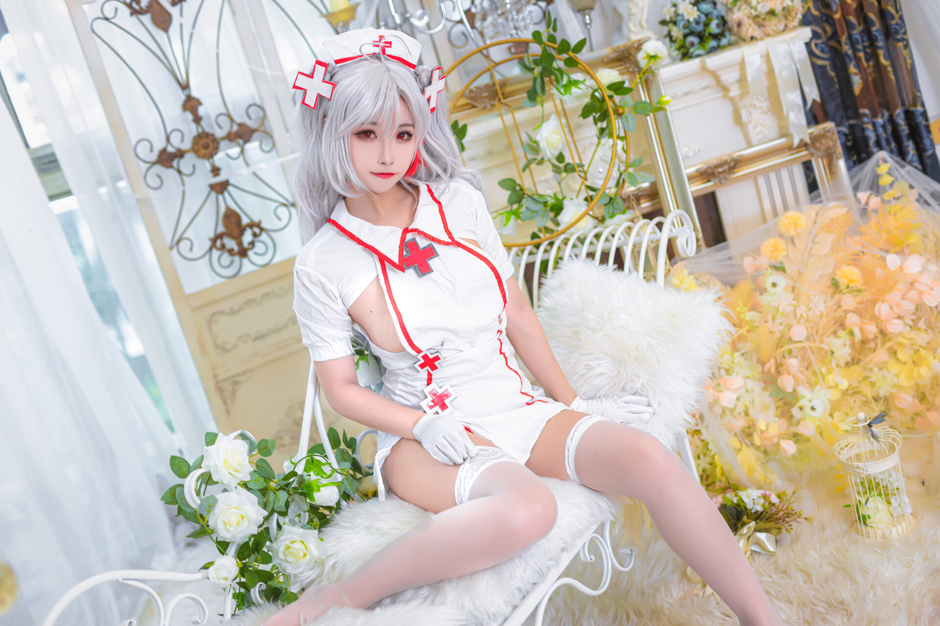 [Momoko葵葵] Prinz Eugen 欧根亲王 Nurse 护士 7