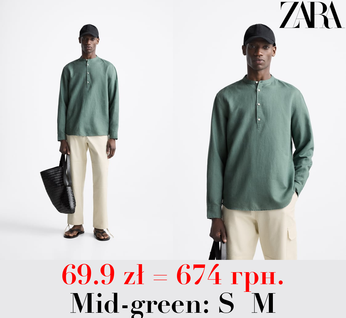 COTTON - LINEN SHIRT