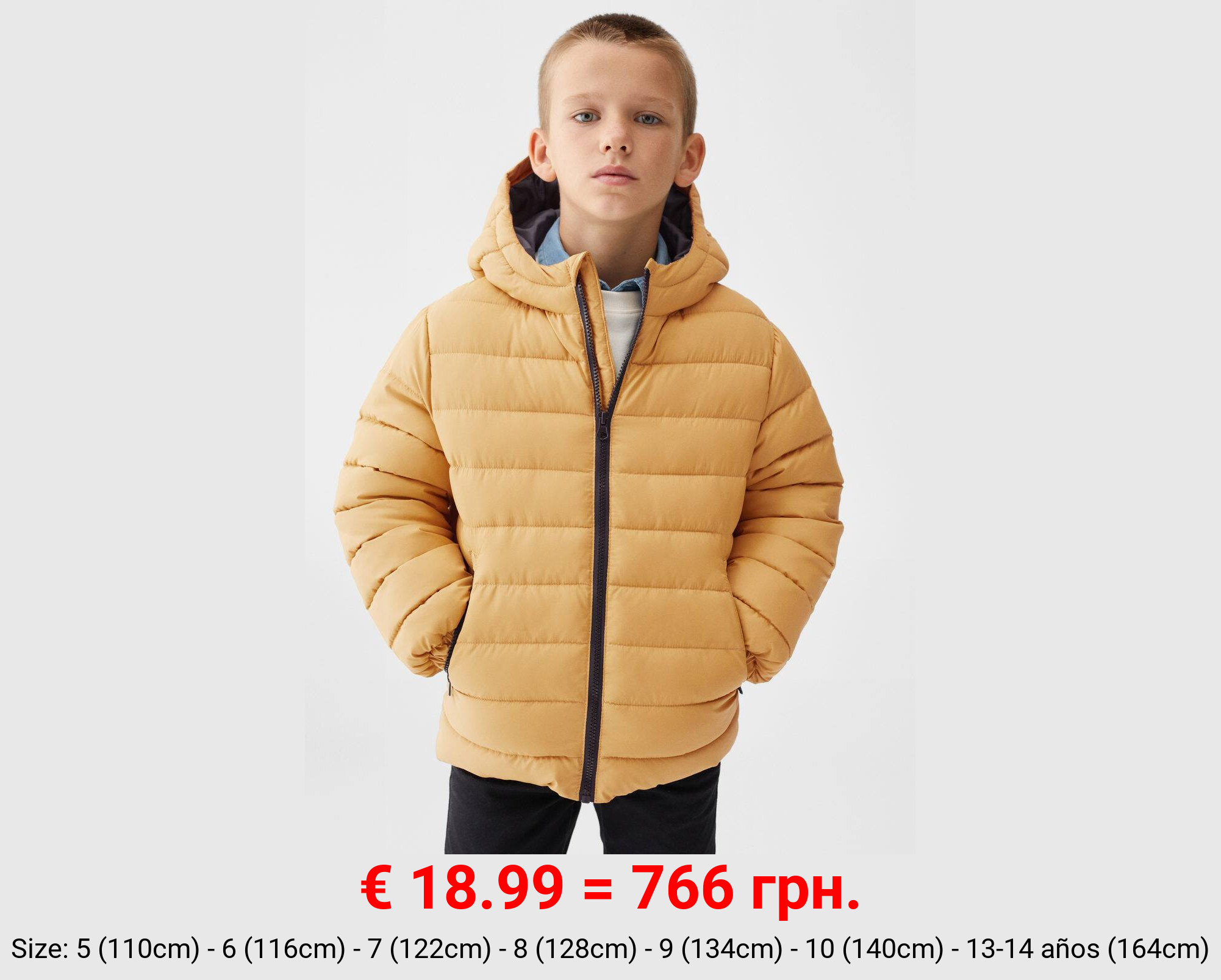 Anorak acolchado capucha