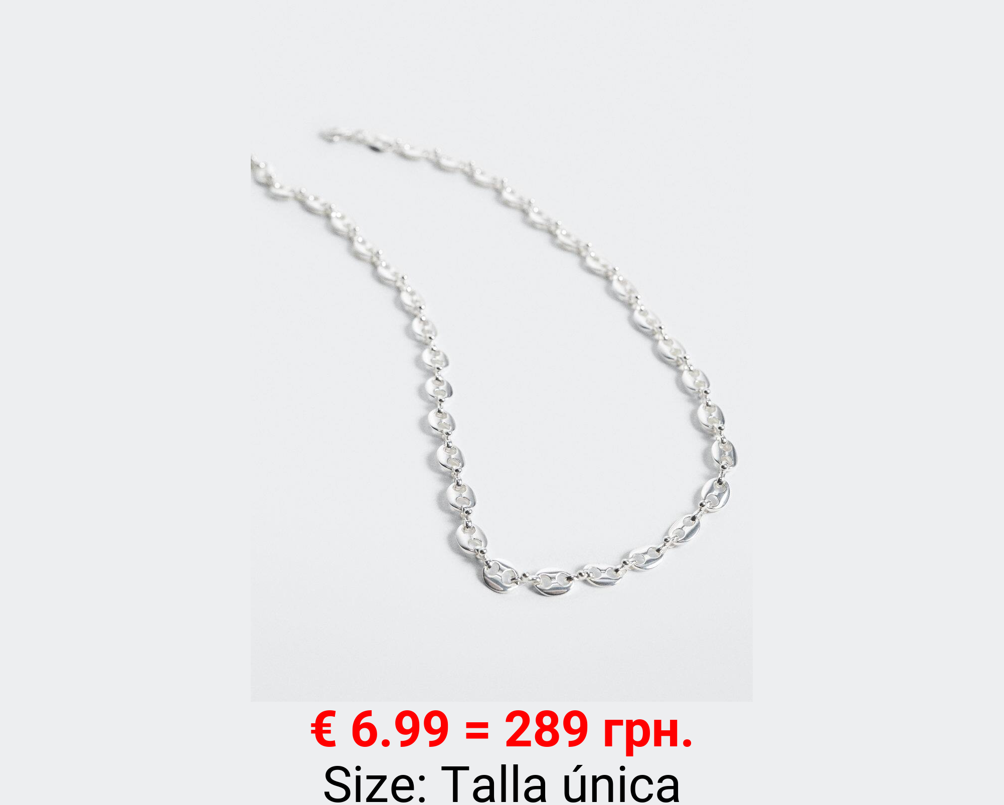 Collar cadena eslabones