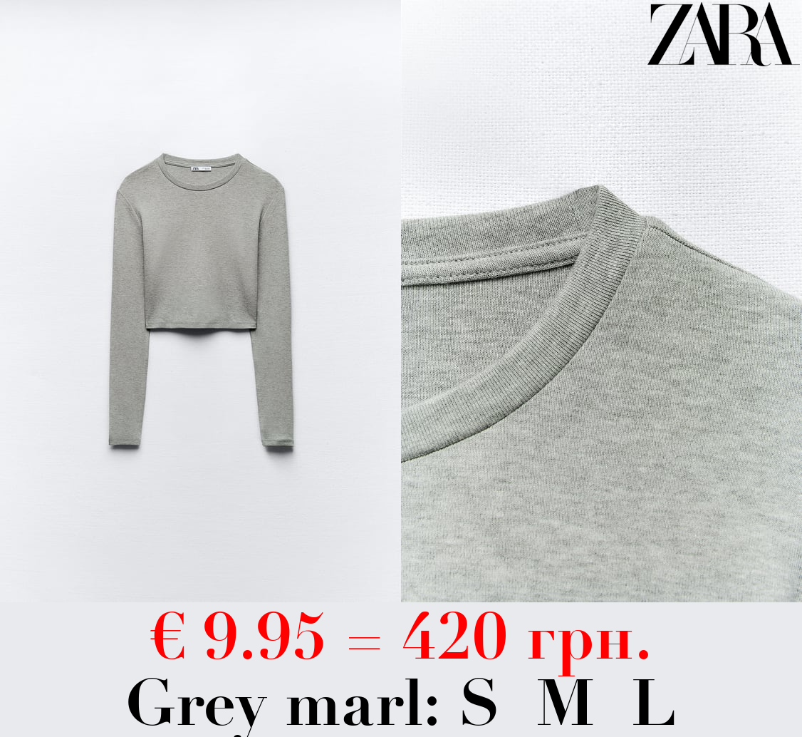 COTTON AND MODAL CROP TOP