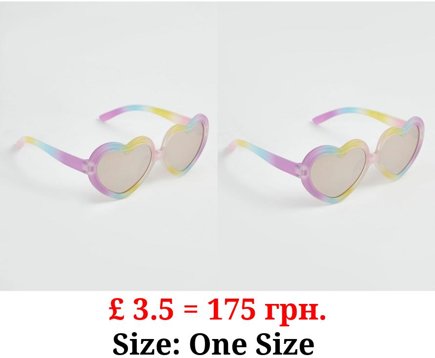 Rainbow Heart Sunglasses