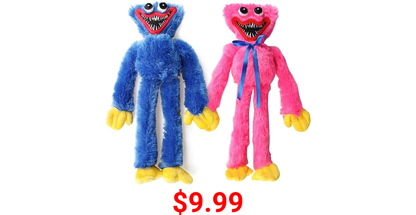 2PCS Huggy Wuggys Plush, Huggy wuggys Plush,Christmas Plush Toy Cartoon Plush Toy Monster Horror Plush Doll Gift