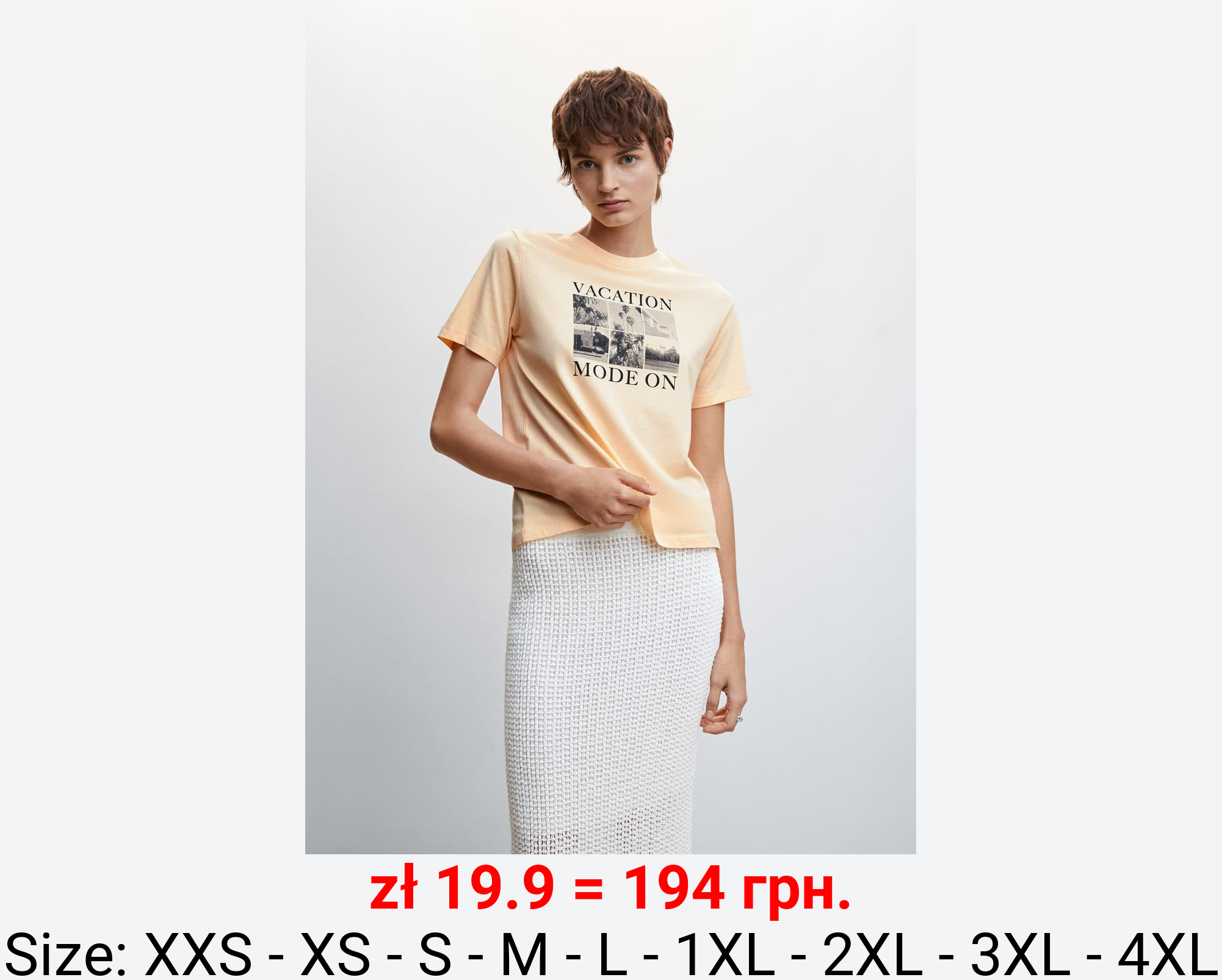 Camisa algodón estampada