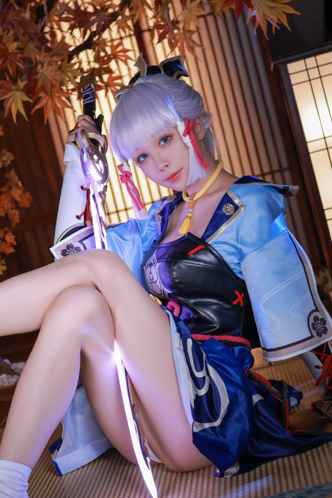 Cosplay 水淼Aqua 神里綾華 Kamisato Ayaka 26