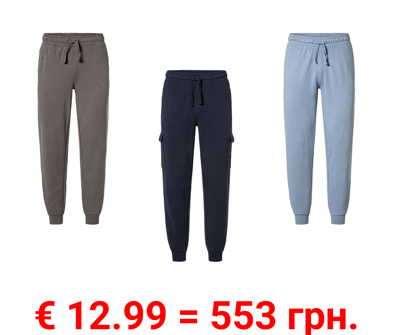 LIVERGY® Herren Sweathose mit hohem Bio-Baumwollanteil