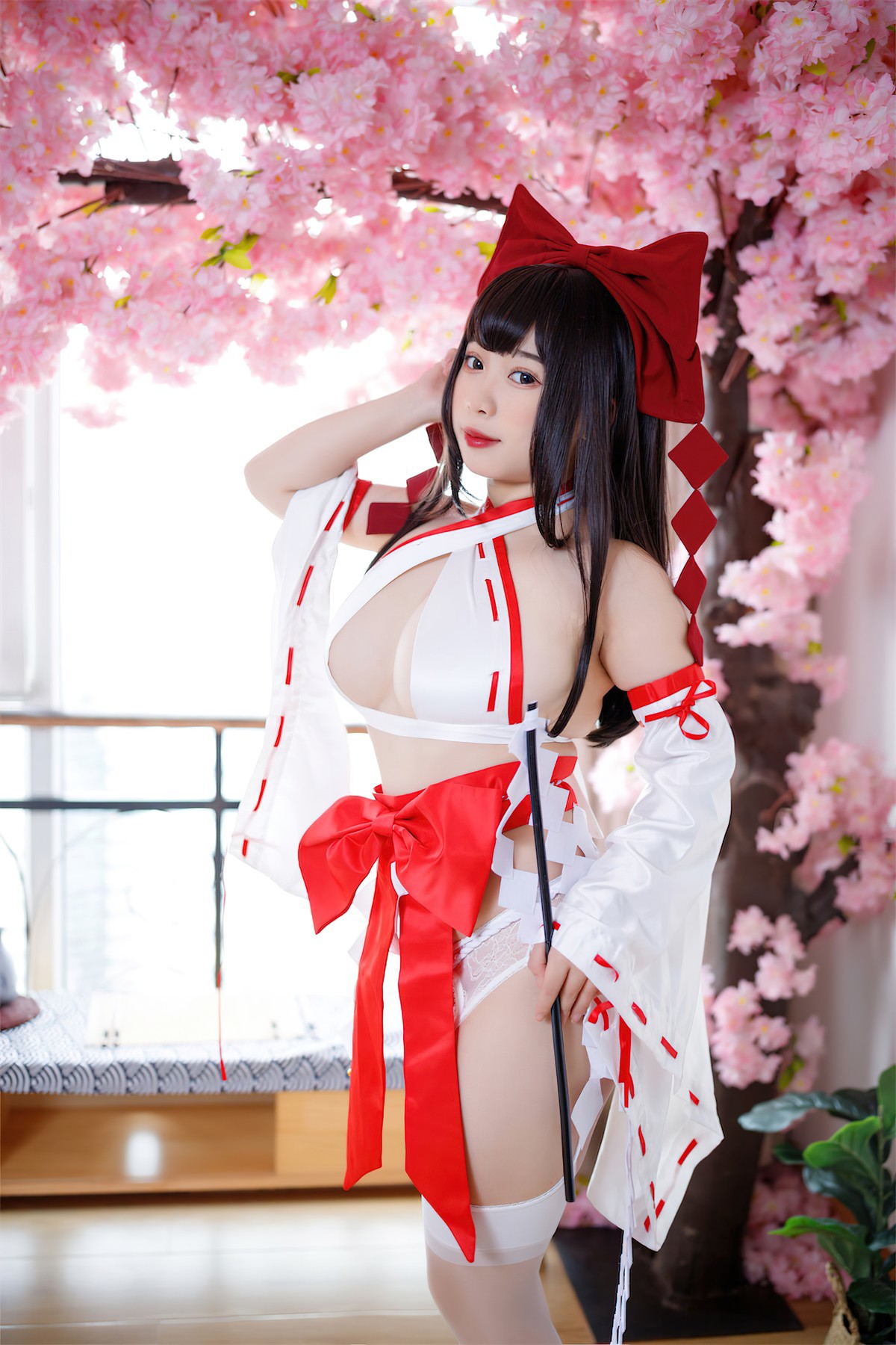 Cosplay 胡桃猫Kurumineko 欲望神社巫 28