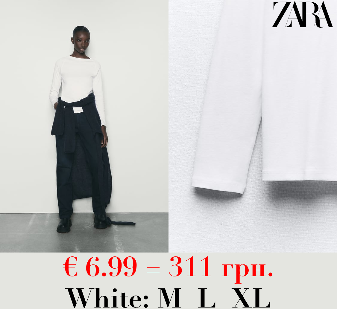 FADED COTTON T-SHIRT