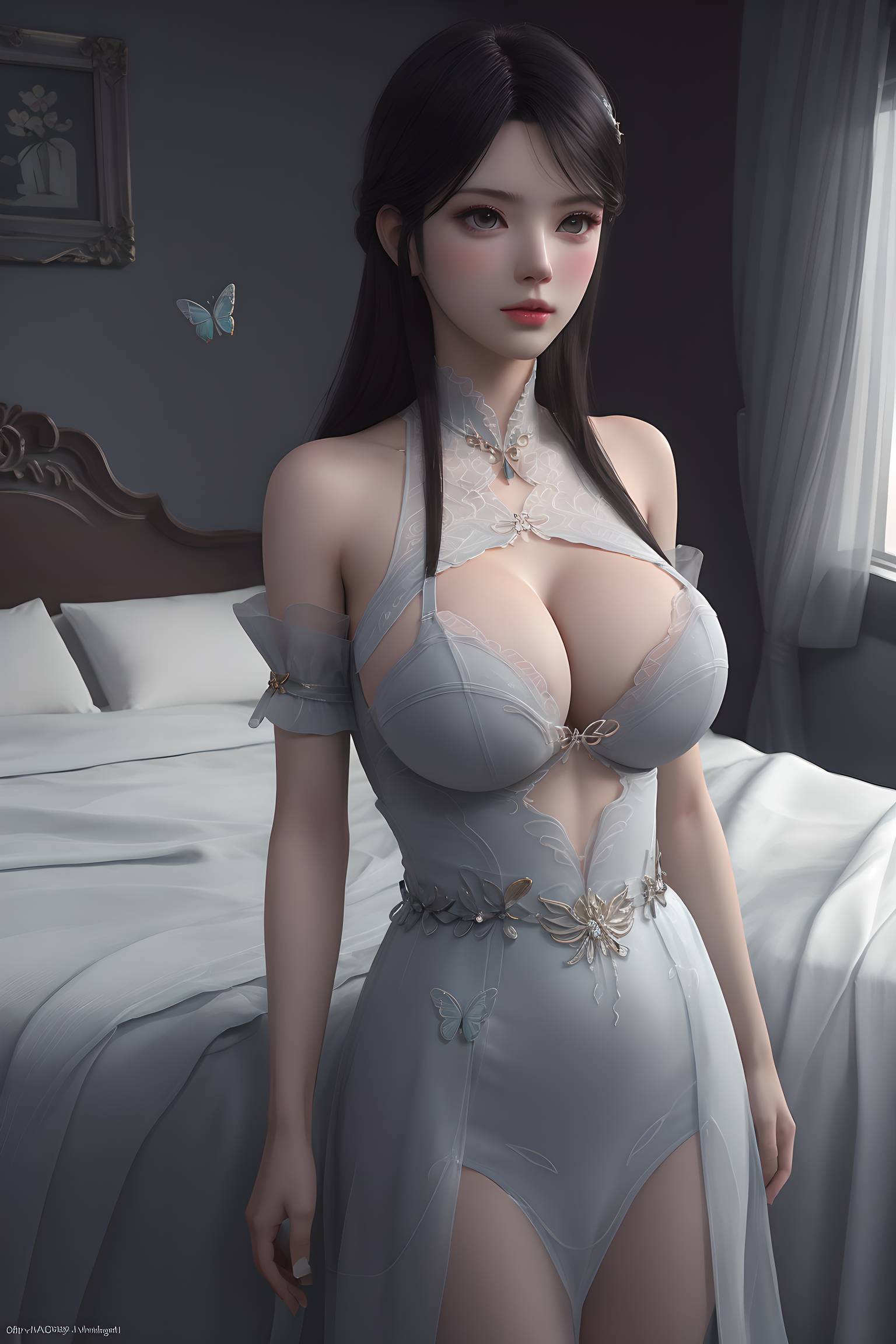 图片[30]-斗破苍穹-萧薰儿 蝶翼内衣写真-六色网