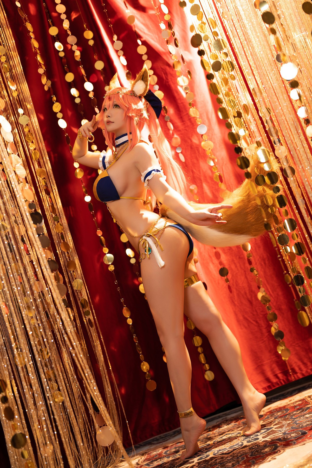 星之迟迟 Cosplay 玉藻前舞娘 17
