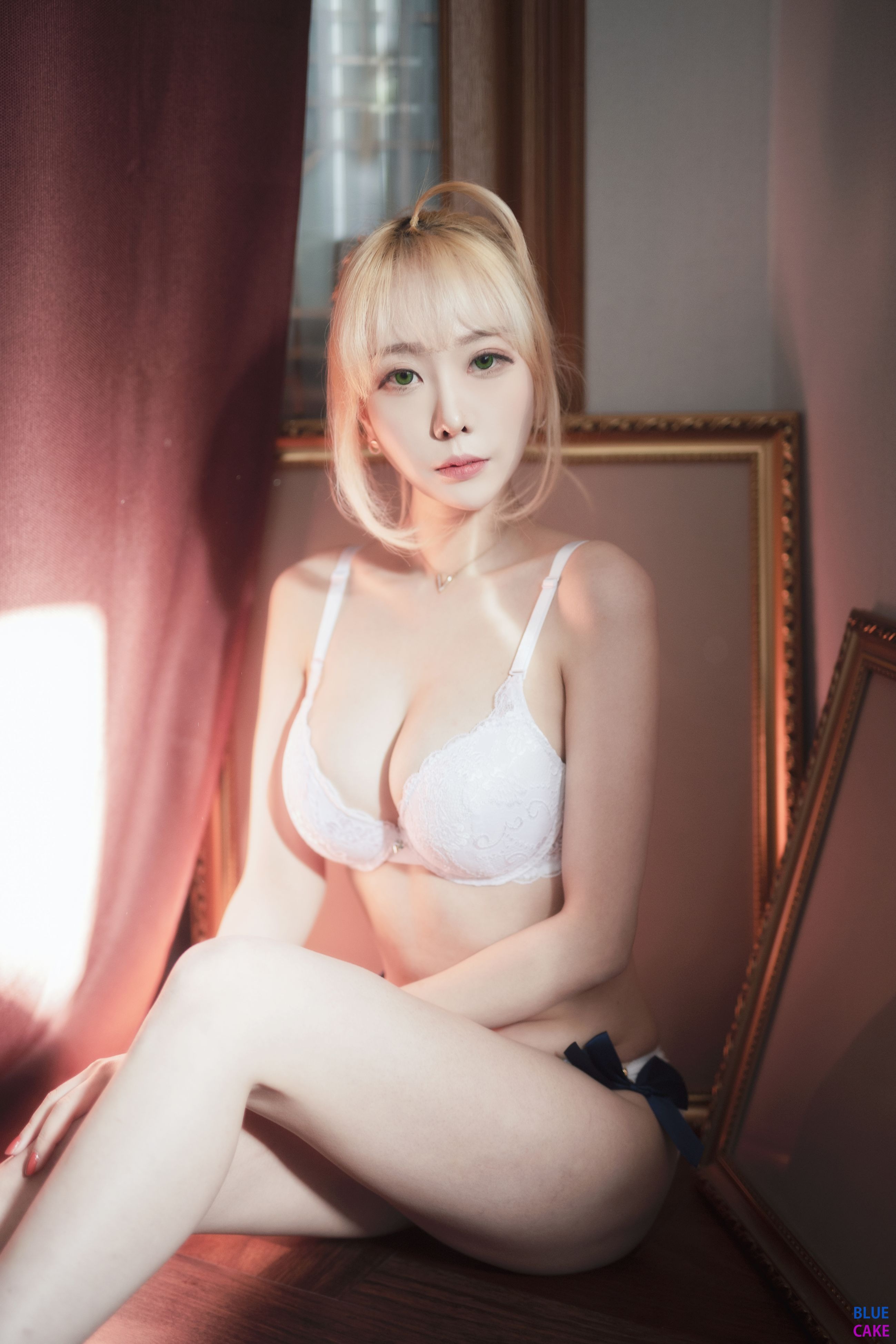 Bomi (보미) - NO.015 [BLUECAKE] &Zia (지아) Fate Saber x Thosaka Rin -Lingerie ver [128P-1.65GB] 95