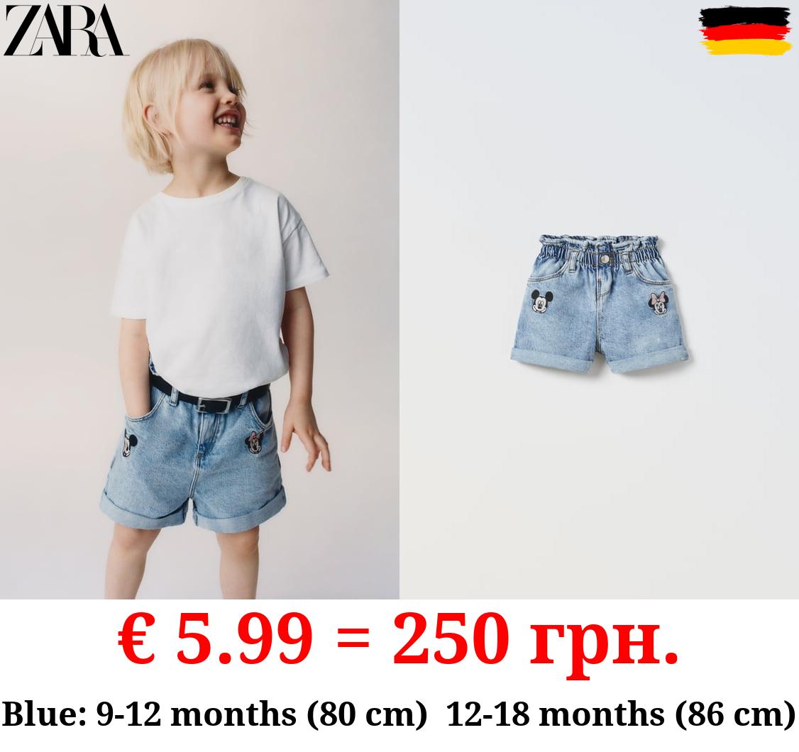 MICKEY & MINNIE MOUSE © DISNEY DENIM BERMUDA SHORTS