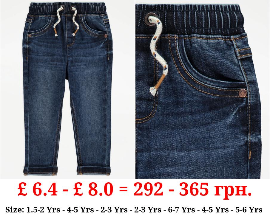 Dark Wash Relaxed Jeans