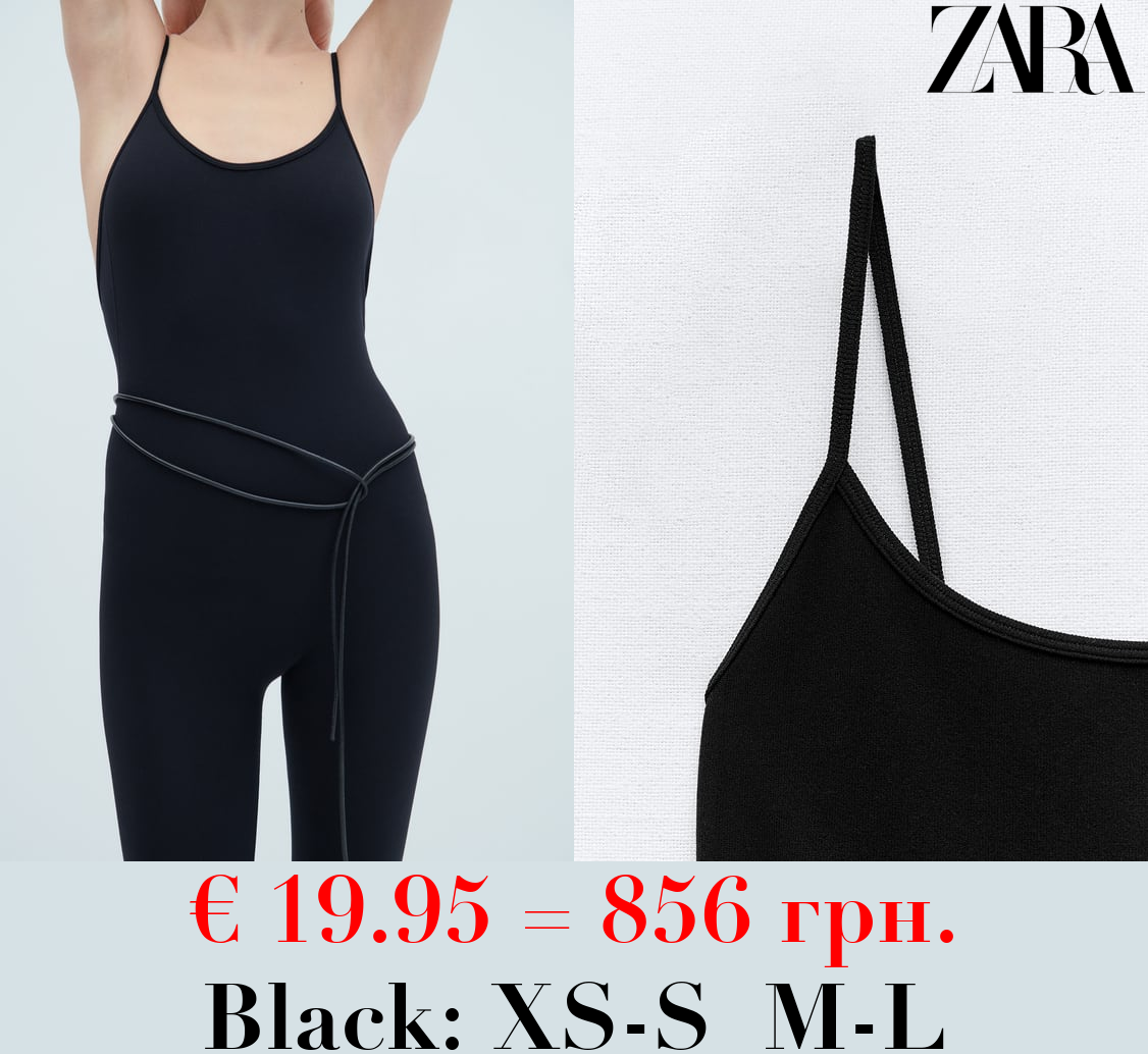 POLYAMIDE STRETCH BODYCON JUMPSUIT