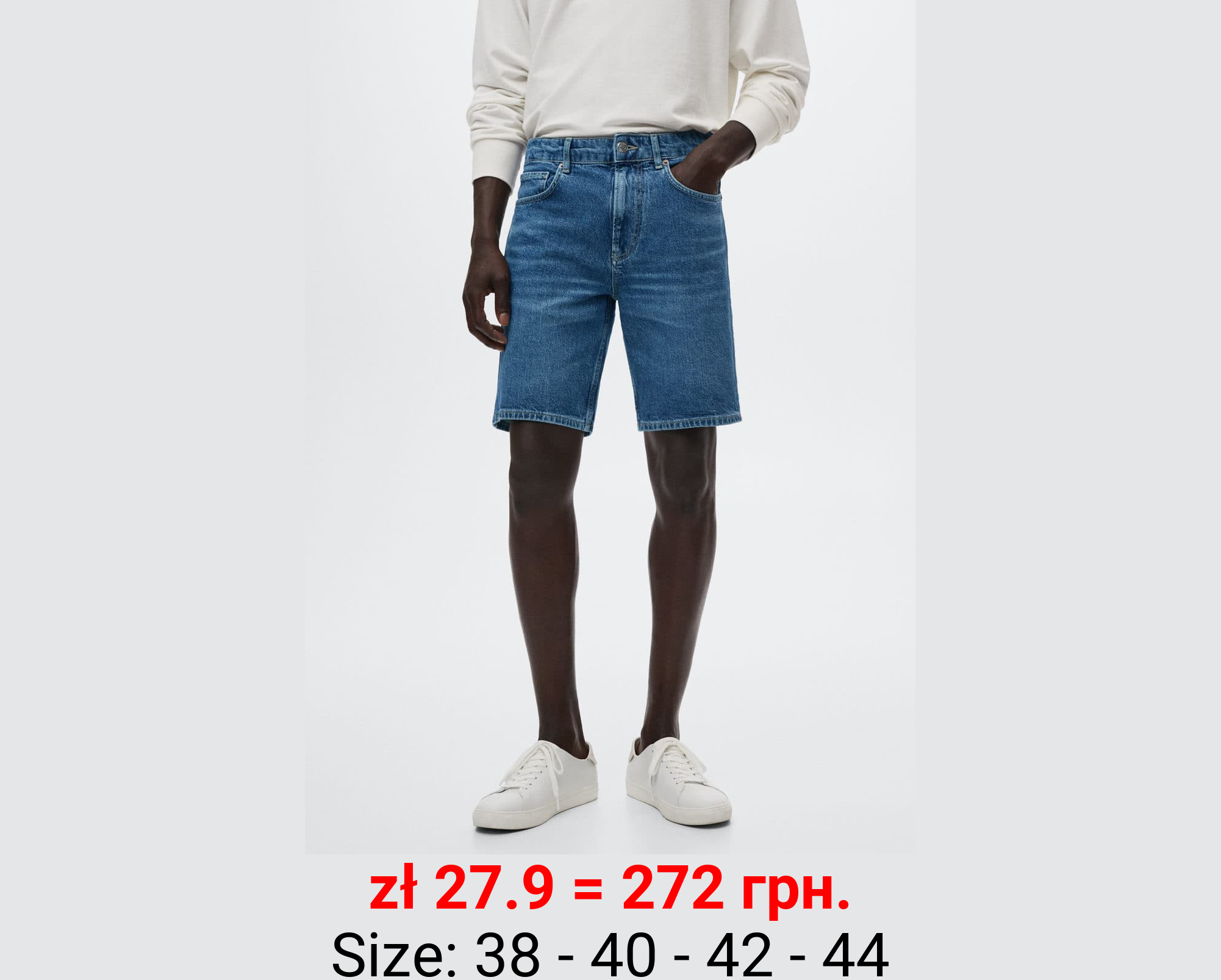 Bermudas vaqueras regular fit