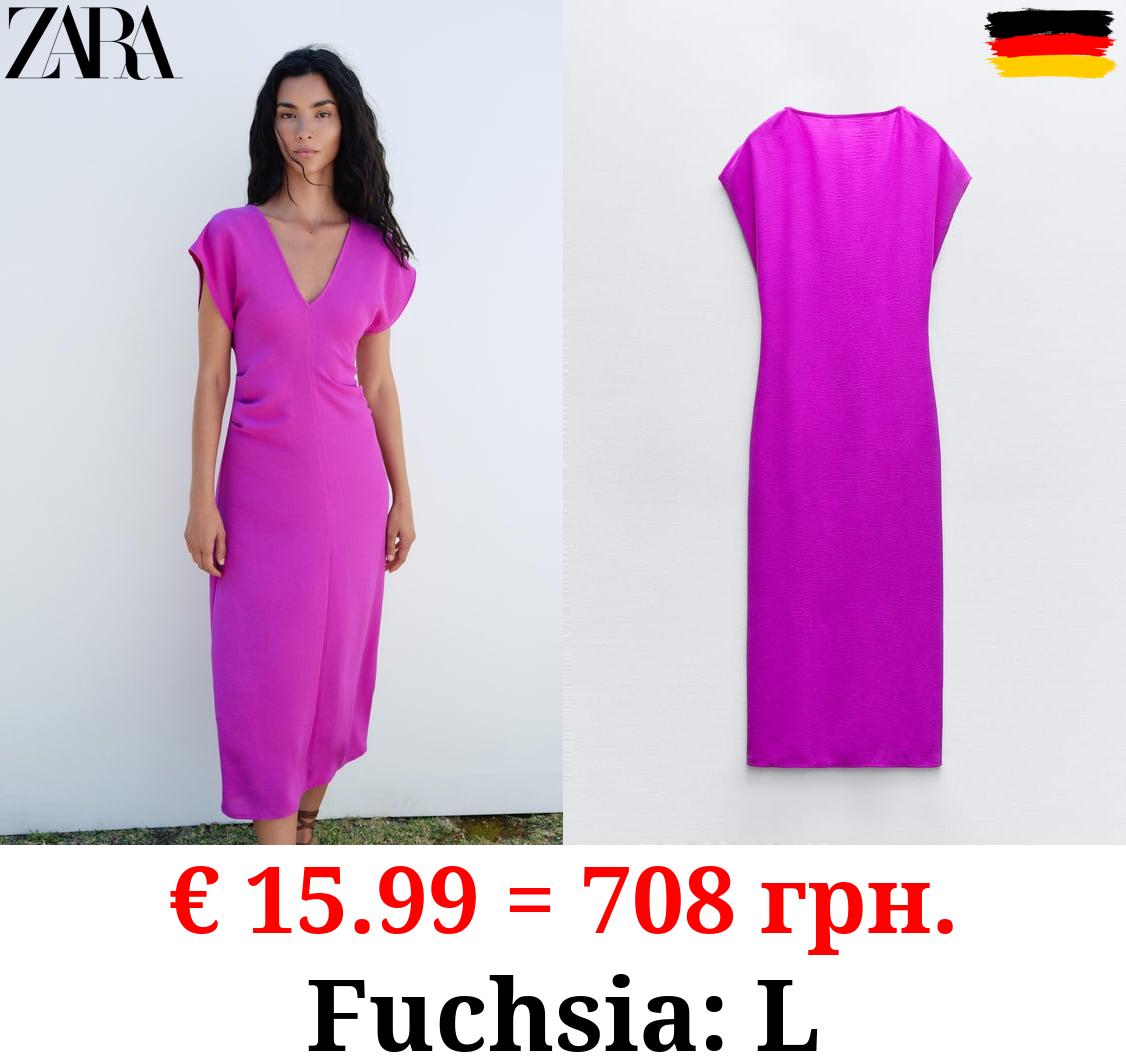 FLOWING DRESS WITH GATHERING