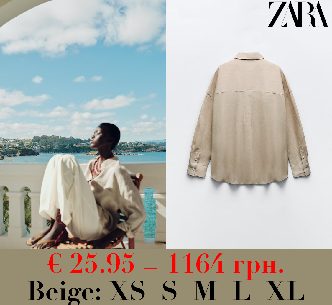 100% LINEN BASIC SHIRT