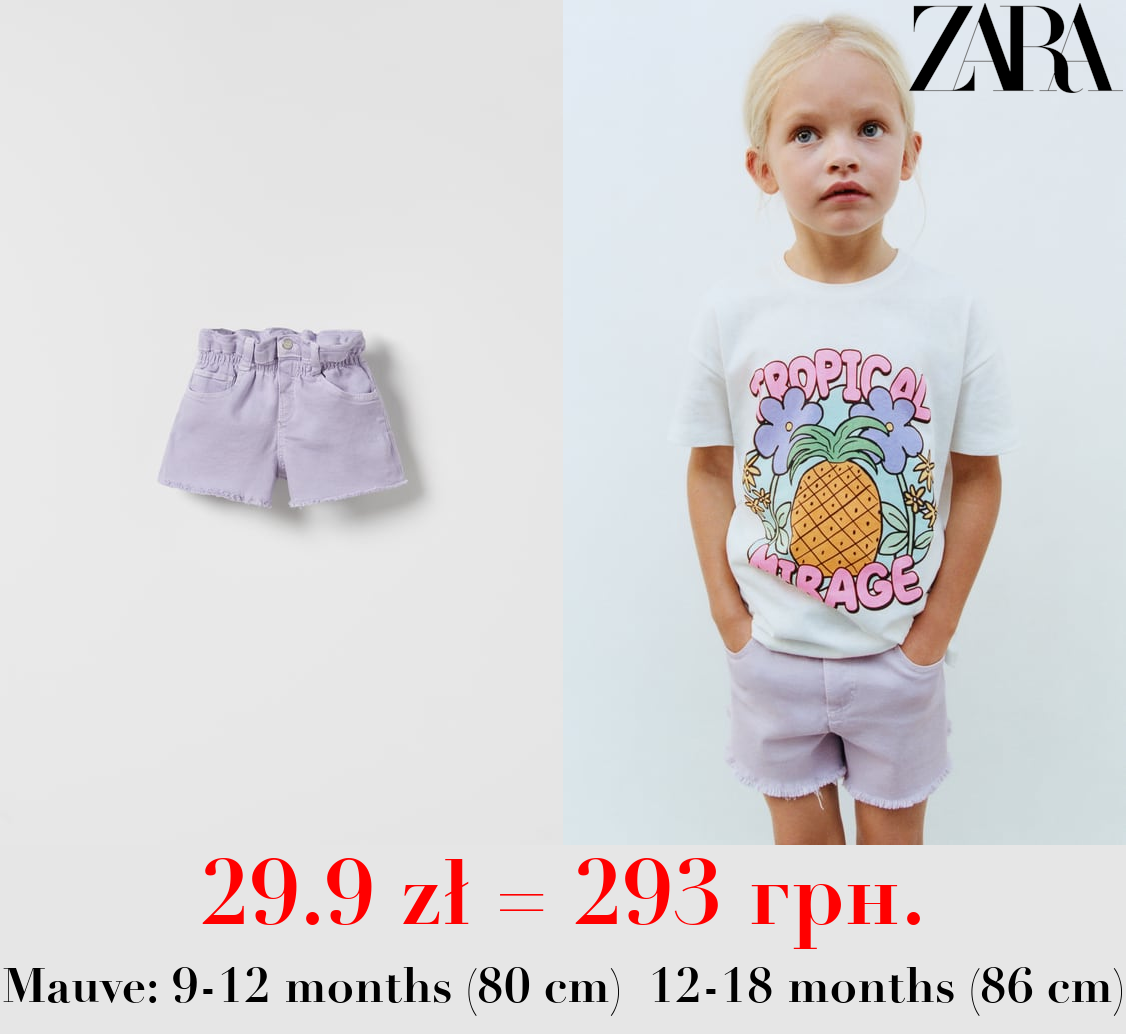 COMFORT FIT DENIM BERMUDA SHORTS