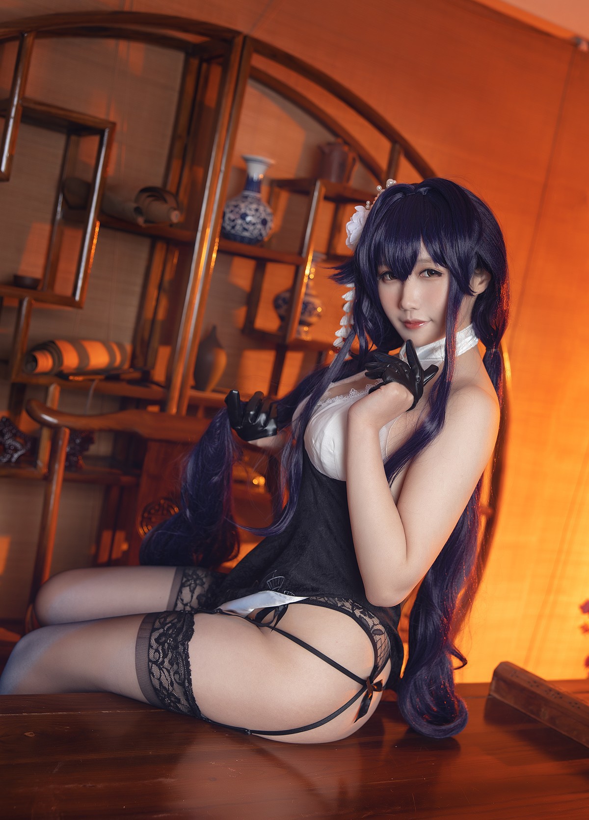 Cosplay 麻花麻花酱 吾妻旗袍 7