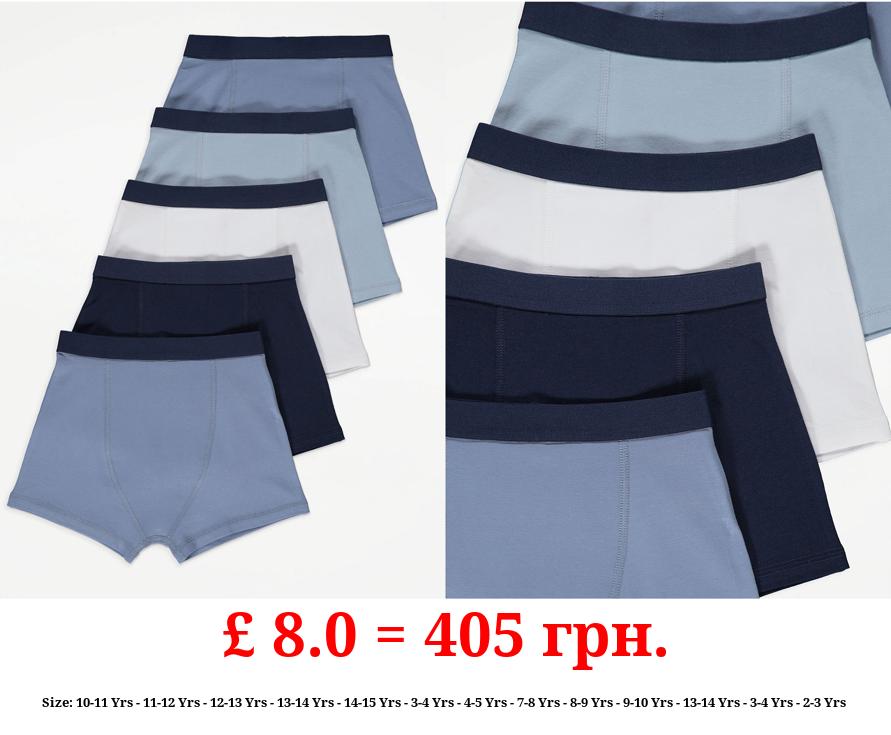 Blue Waist Trunks 5 Pack