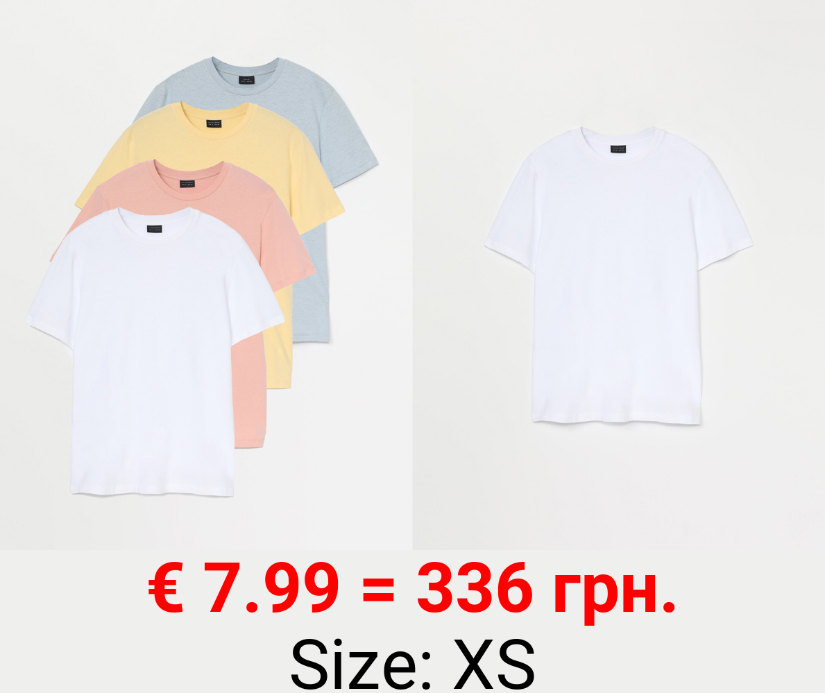 4-Pack of basic T-shirts