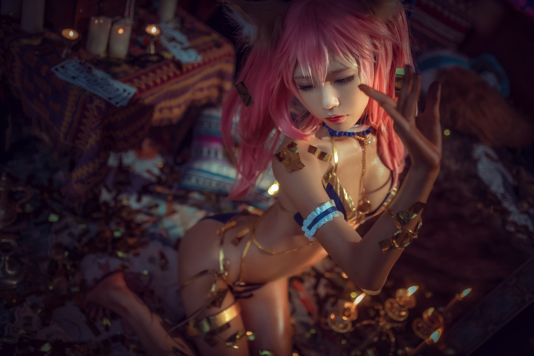 Cosplay 水淼Aqua 玉藻前舞者 23