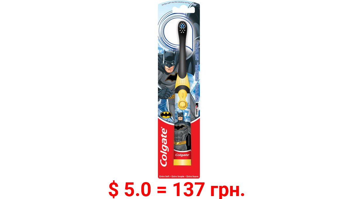 Colgate Kids Battery Powered Toothbrush, Batman