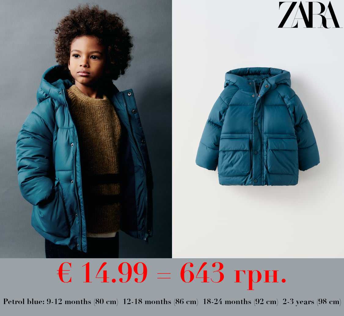 WATER-REPELLENT PUFFER COAT