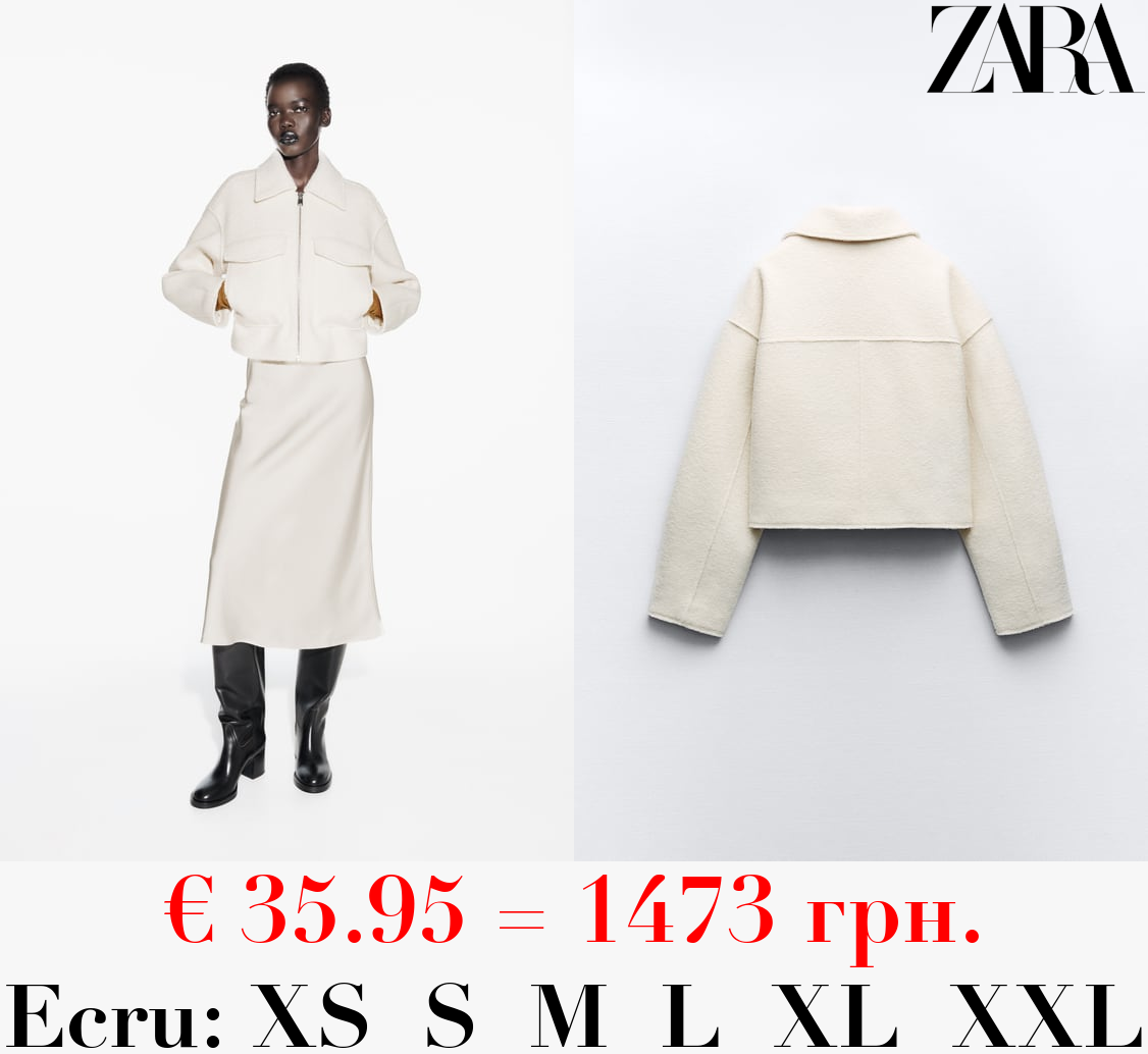 BOUCLÉ CROPPED JACKET