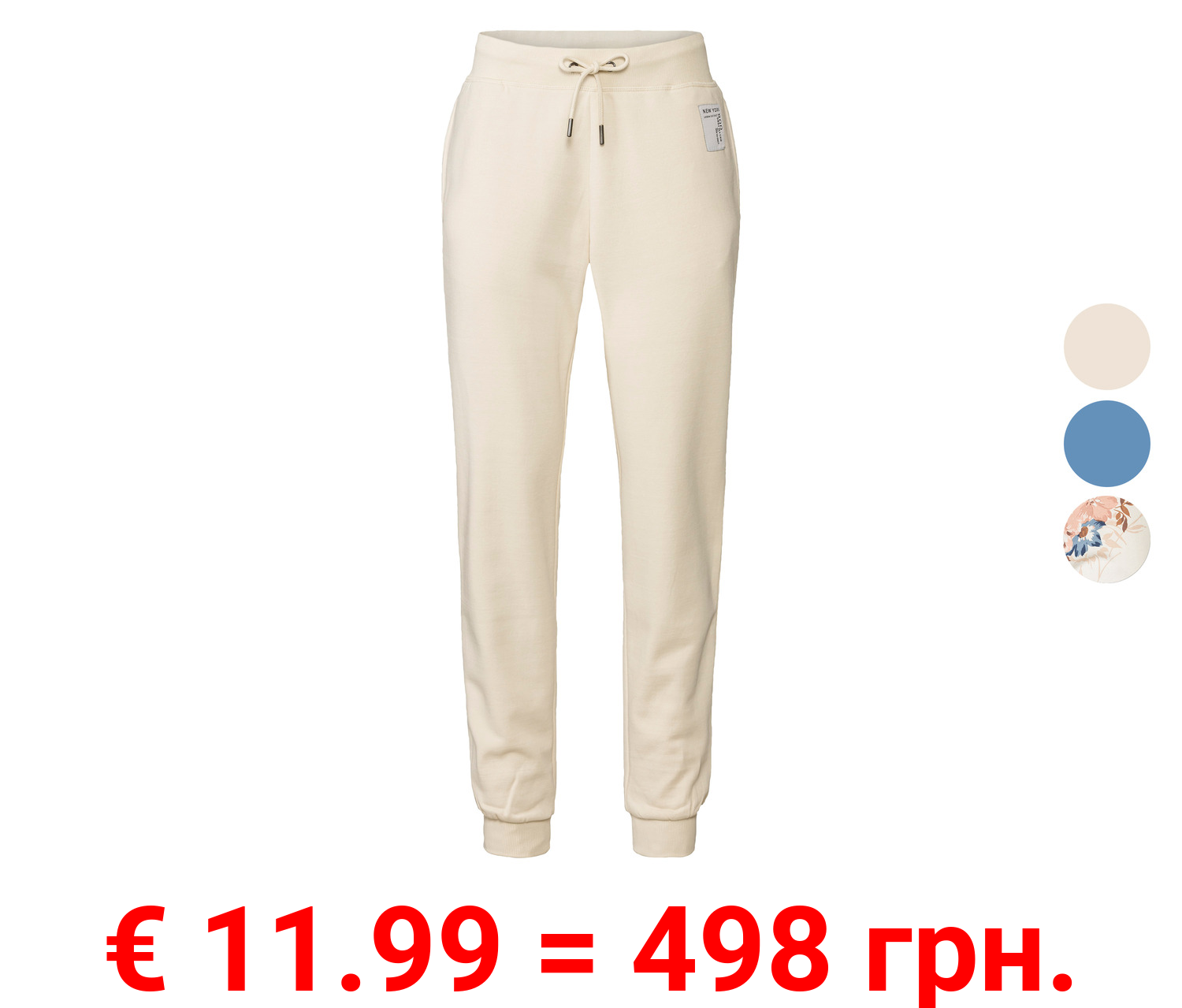 esmara® Damen Sweathose, mit Baumwolle