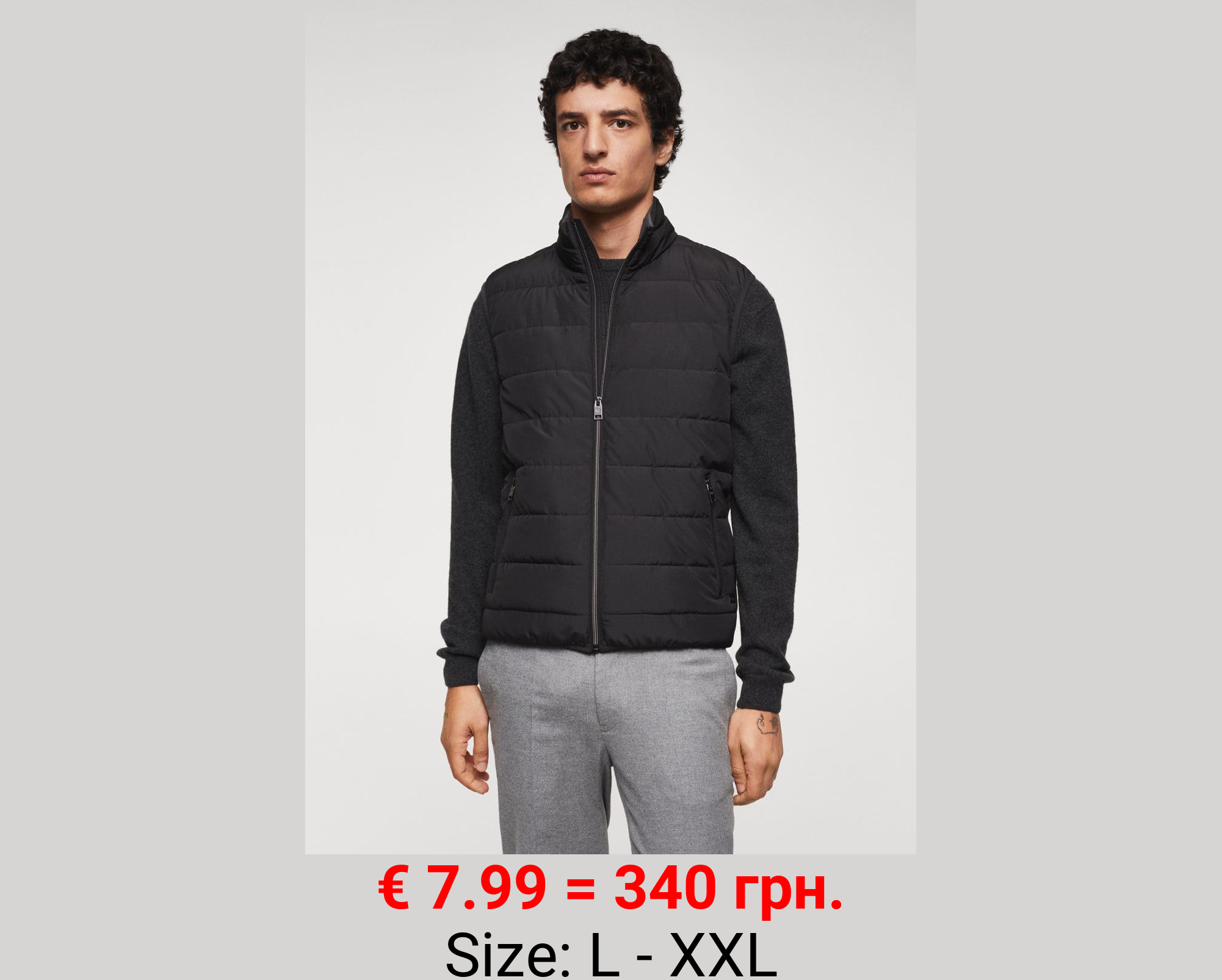 Chaleco acolchado impermeable