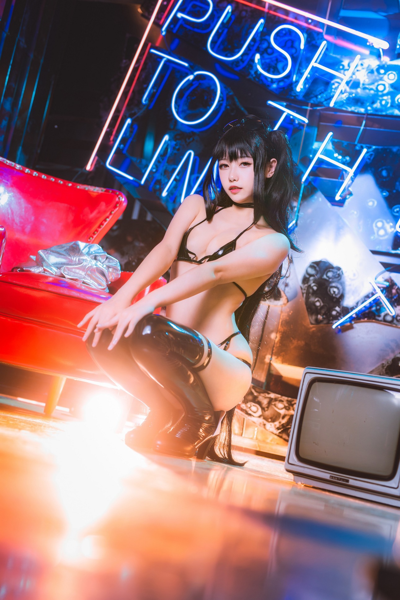 [Momoko葵葵] Taihou 打歌服 恶魔 碧蓝航线 10