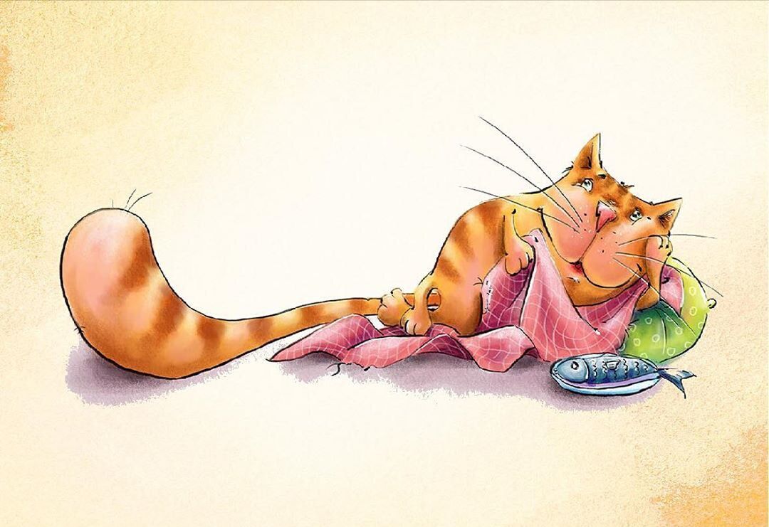 Элина Эллис иллюстрации коты