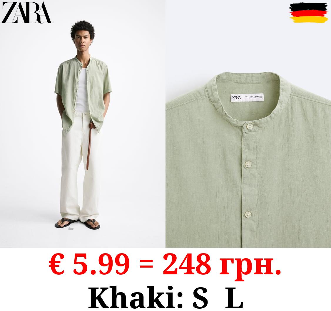 CREASED-EFFECT SHIRT