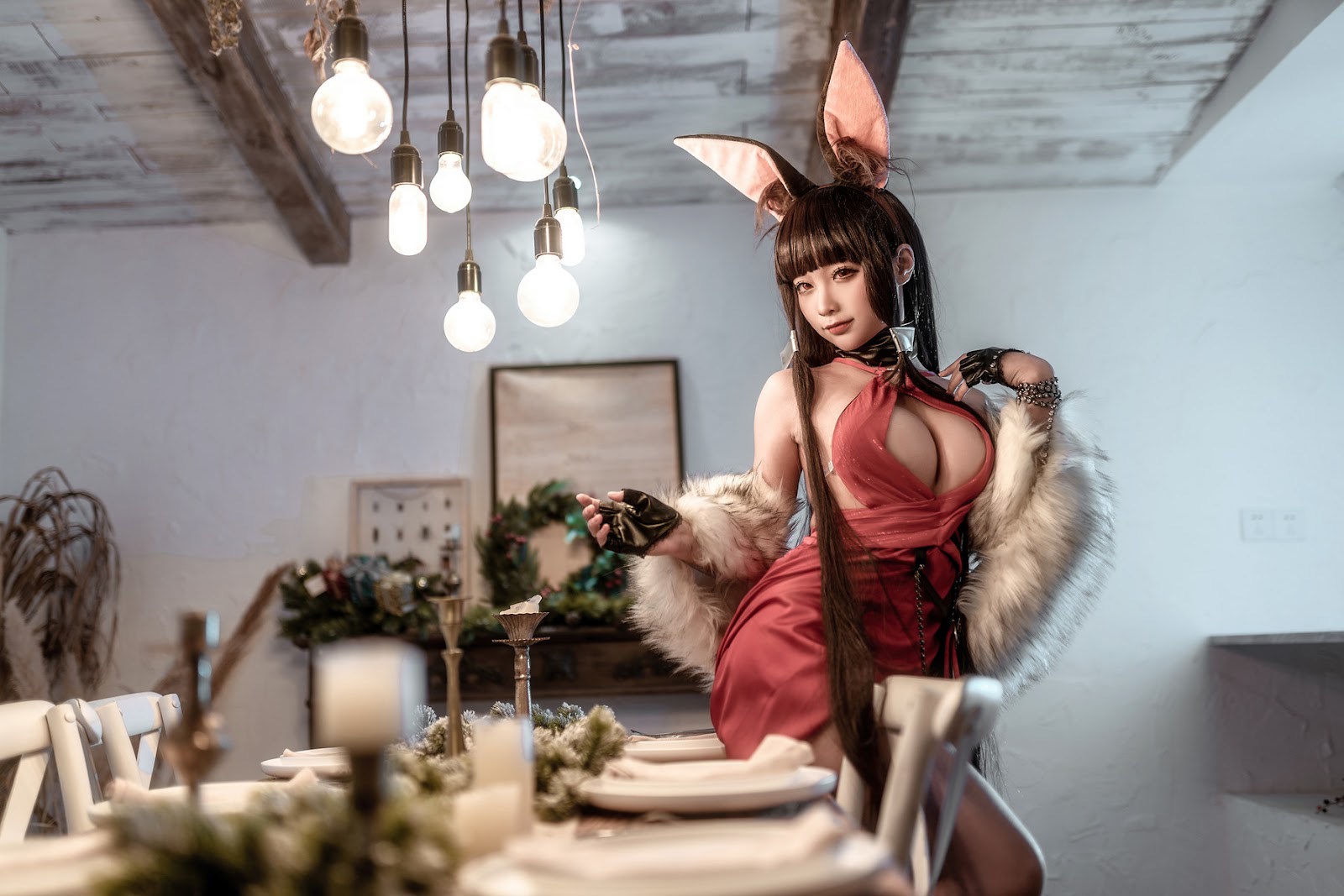 Cosplay 蠢沫沫 Chunmomo 碧蓝航线 赤城 22