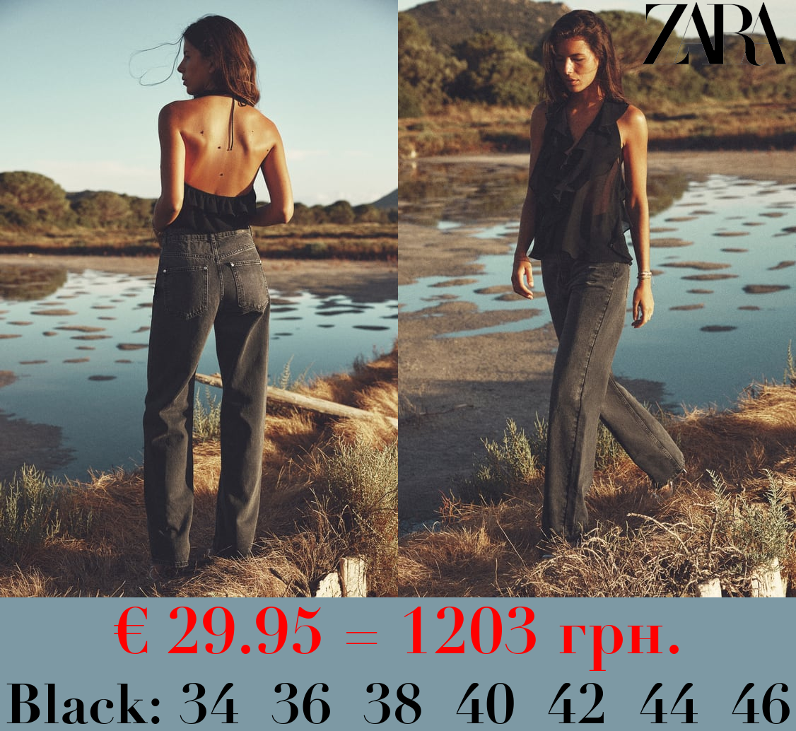 Z1975 STRAIGHT-FIT HIGH-WAIST LONG LENGTH JEANS