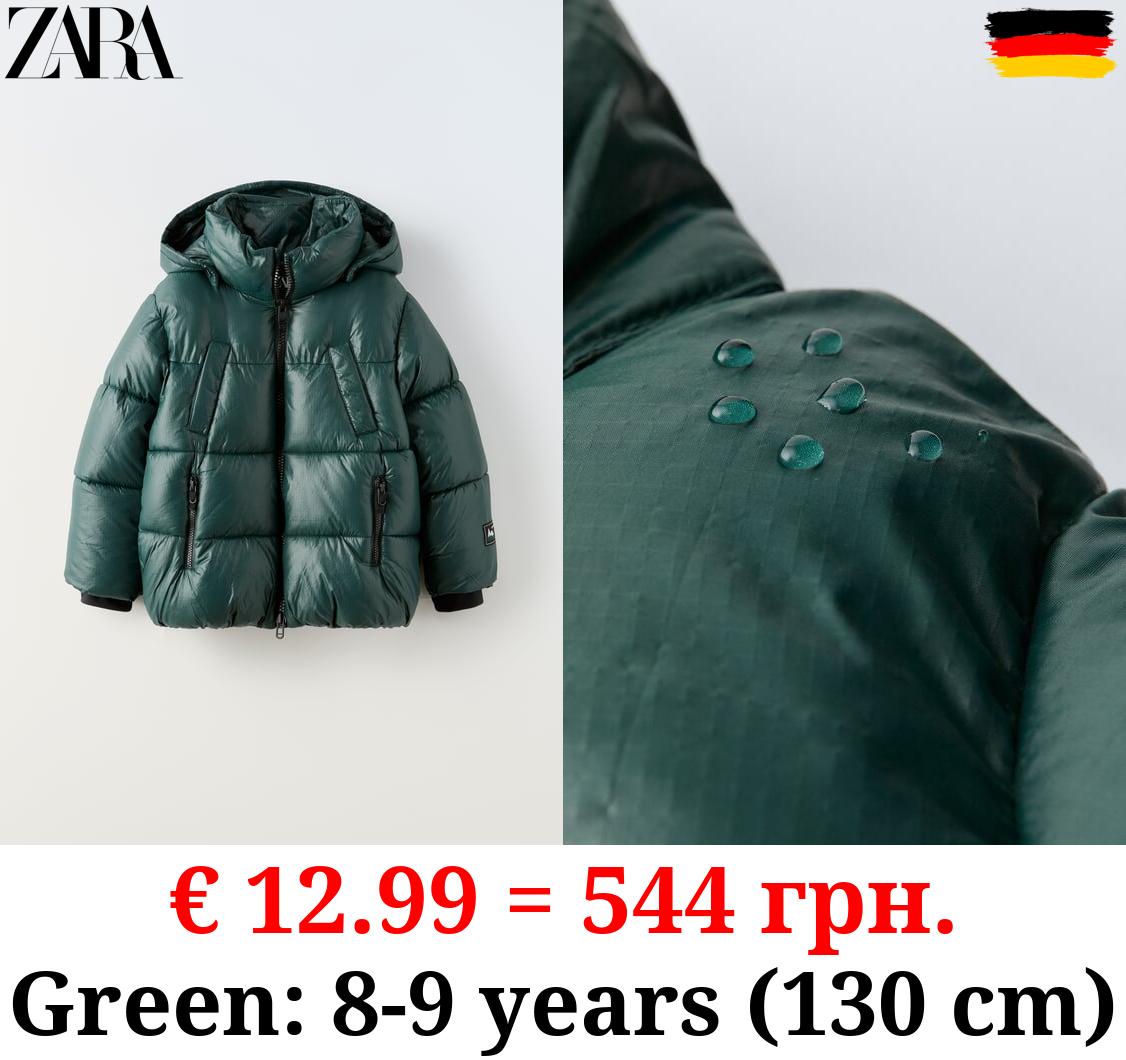 RIPSTOP WATER-REPELLENT PUFFER JACKET