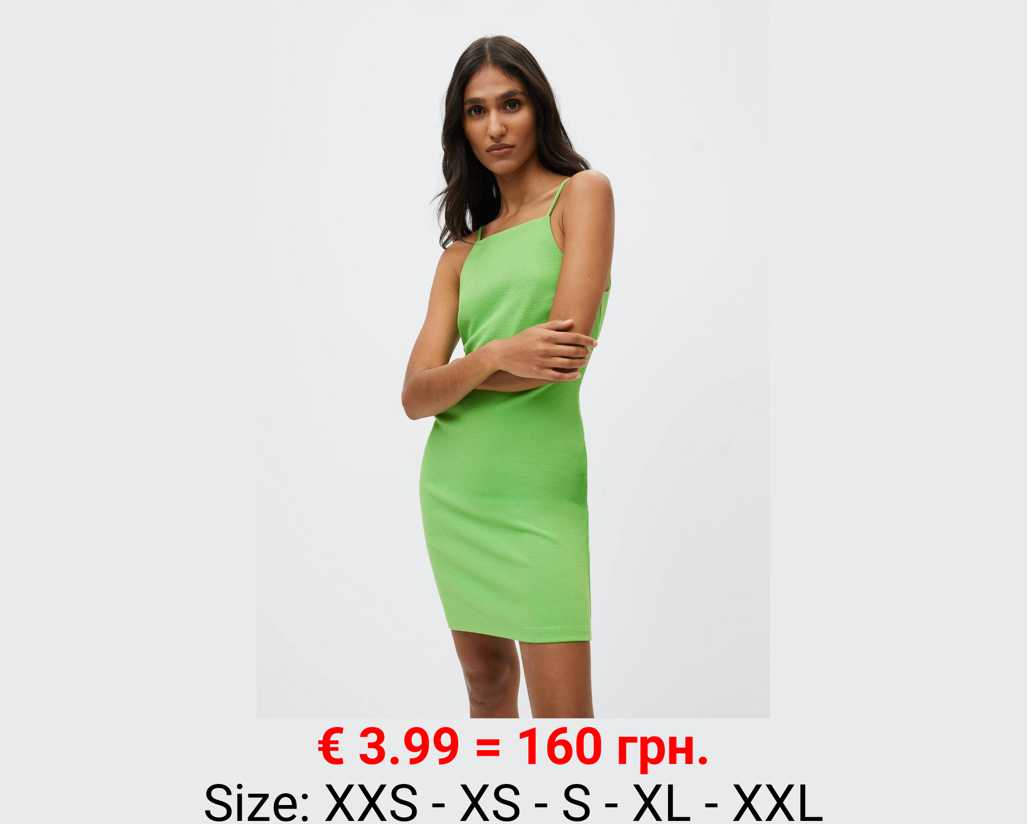 Vestido entallado canalé