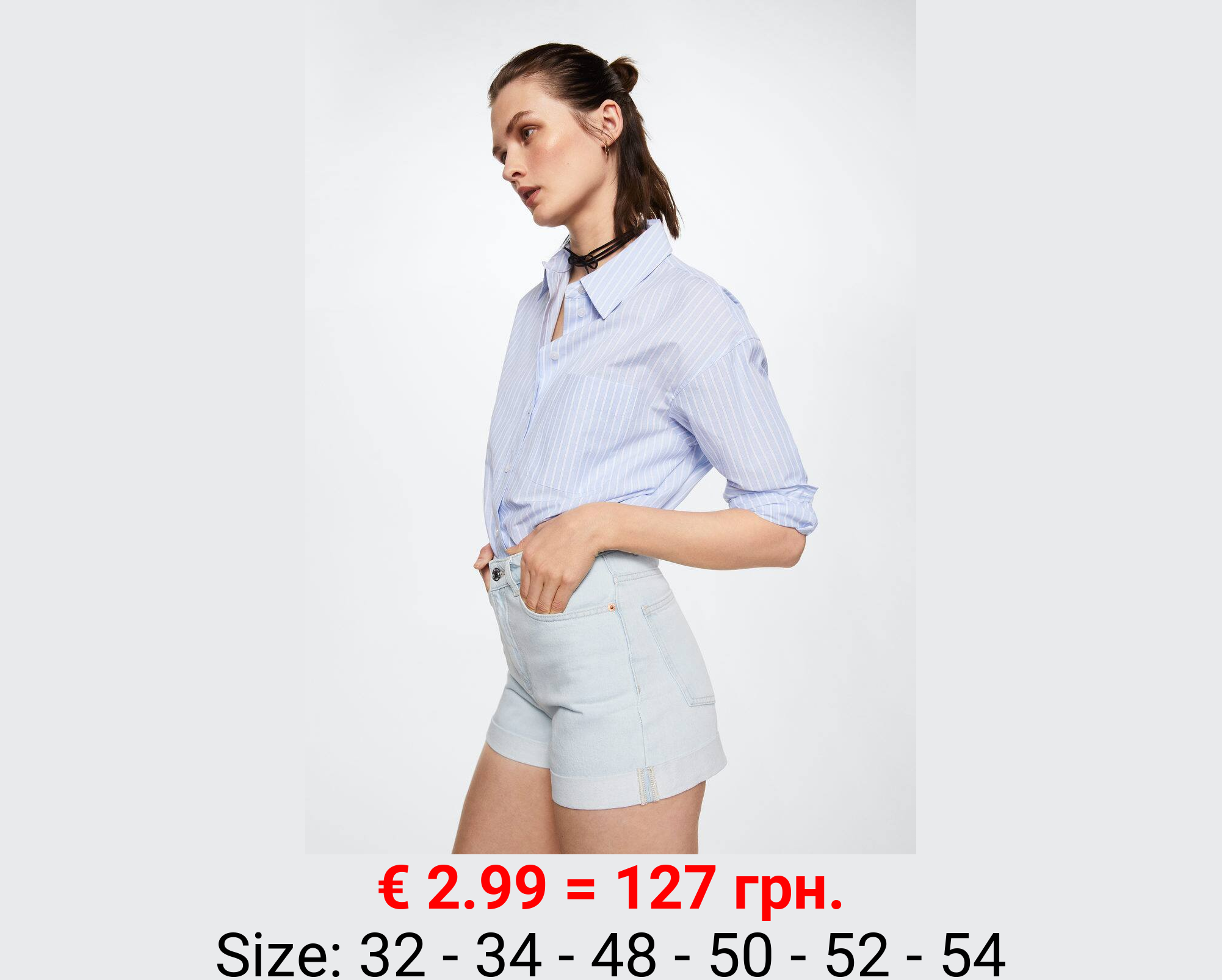 Short vaquero mom-fit