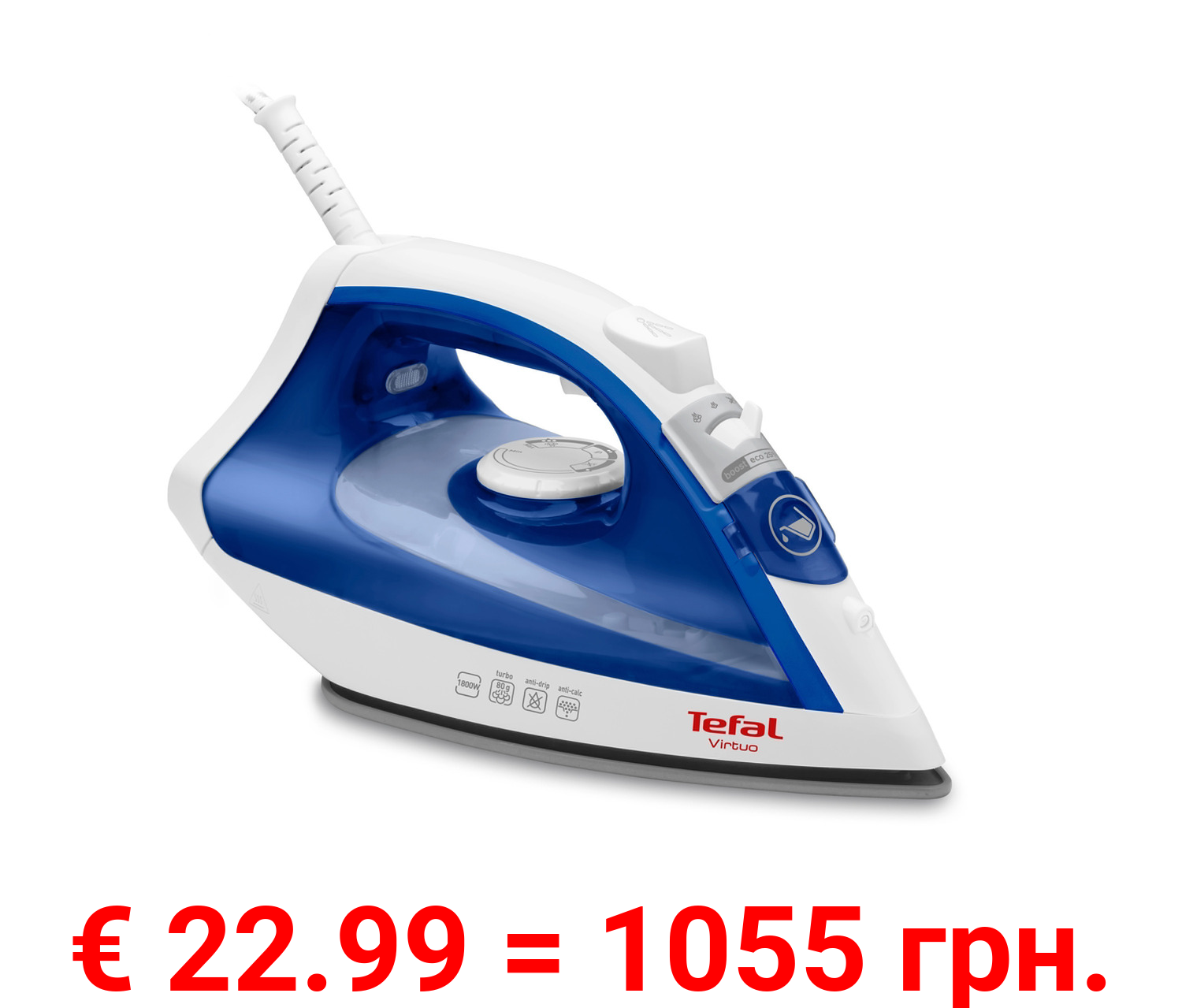 Tefal Dampfbügeleisen »VIRTUO FV1711«, 1800 W